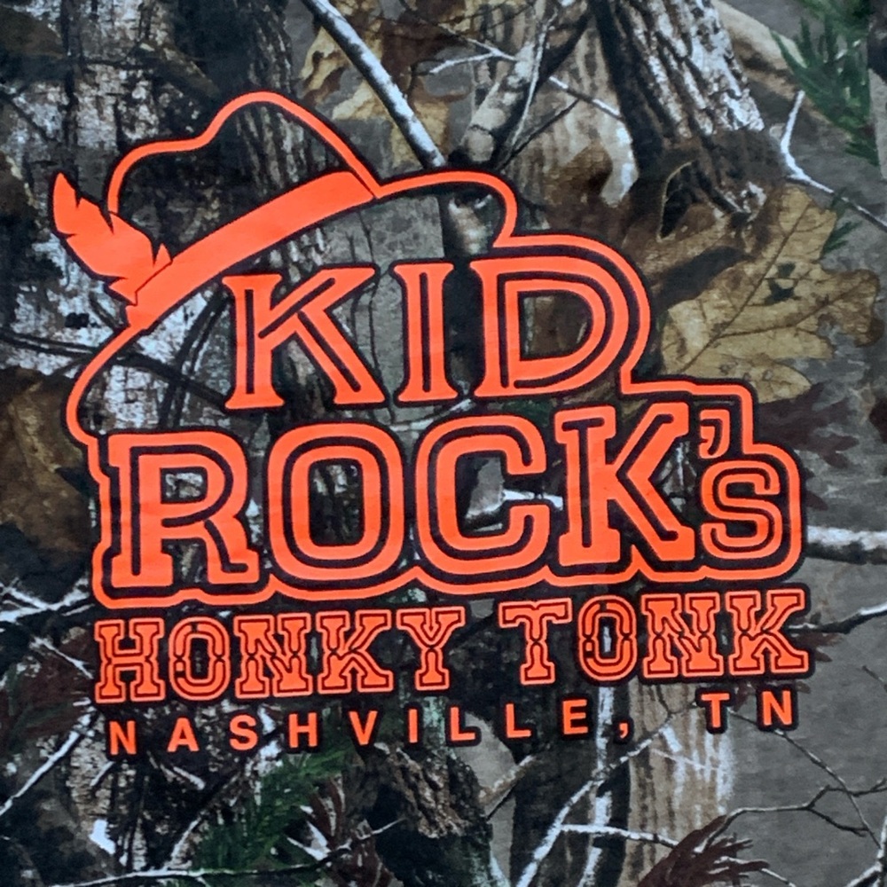 Kid Rock Honkey Tonk Camo Camouflage T-Shirt Men’s Size Medium